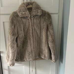 EUC Vintage Plush Faux Fur Jacket